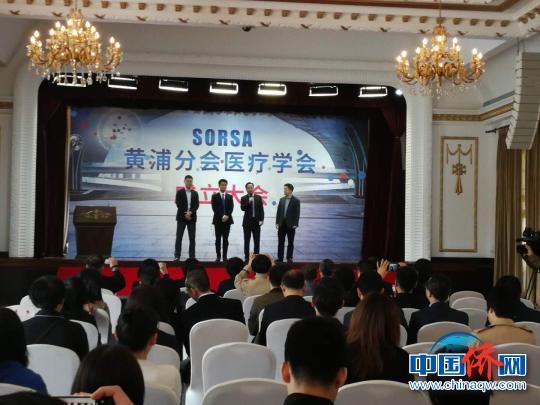 中国侨网图为成立大会现场。　许婧　摄