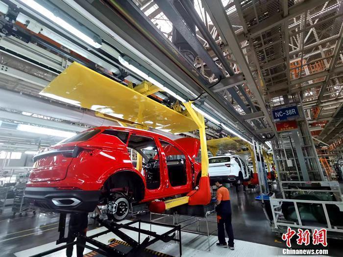  汽车制造资料图。中新网记者 李金磊 摄
